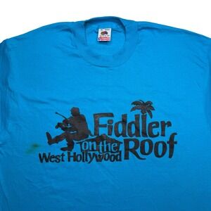 Vintage Fiddler on the Roof West Hollywood California shirt